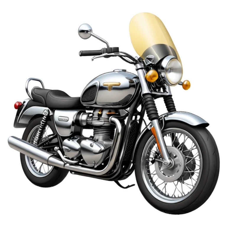 Triumph motorcycle T emoji emoji