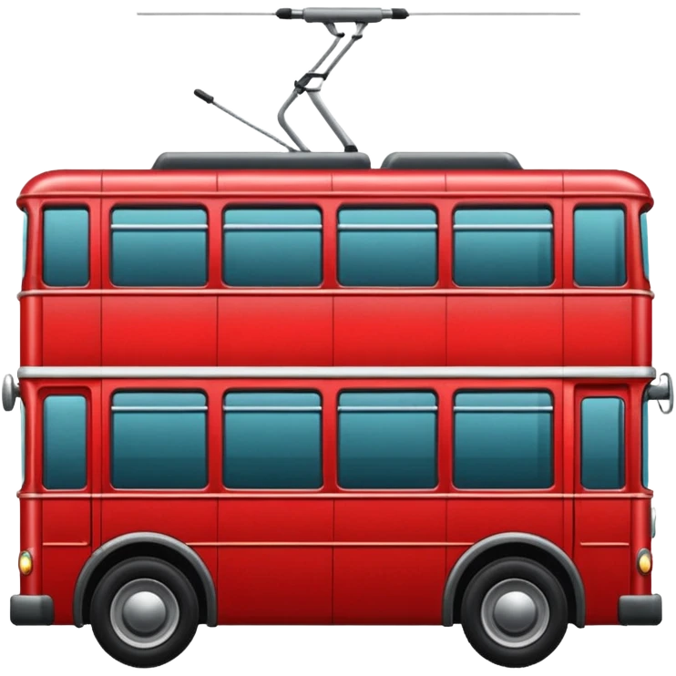 trolleybus emoji