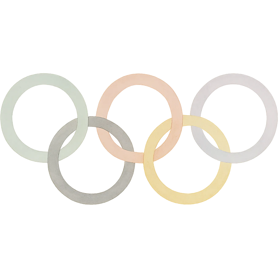 les anneaux olympiques emoji