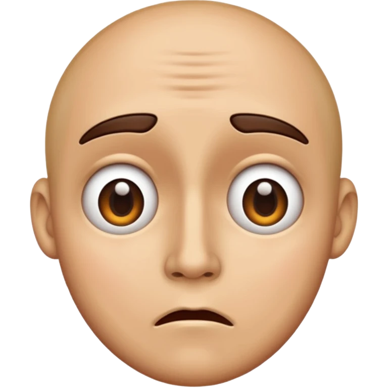 weirded out face emoji