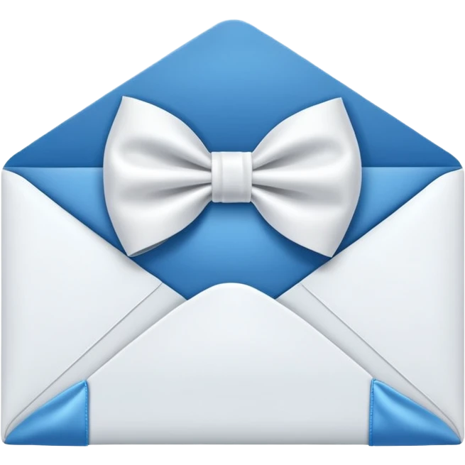 envelope with bow emoji