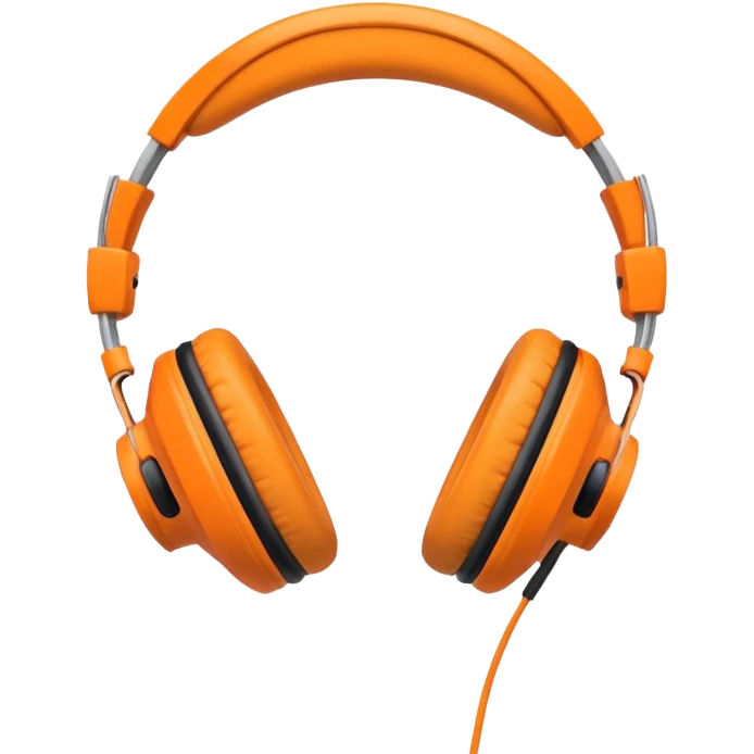 Orange headphones (Oren from sprunki) emoji
