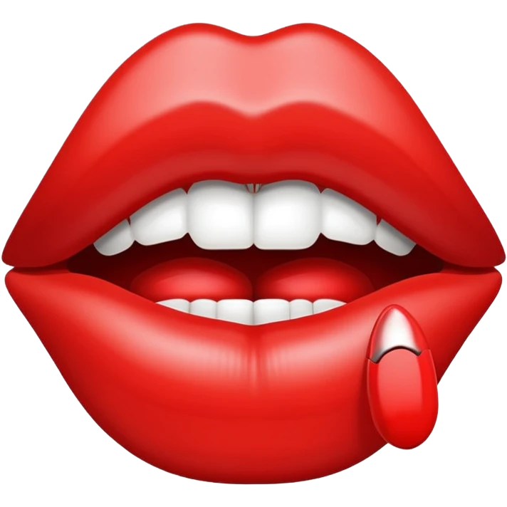 Lipstick mark kiss emoji