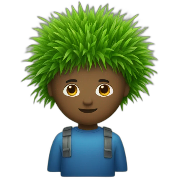 Grass gravel person  emoji