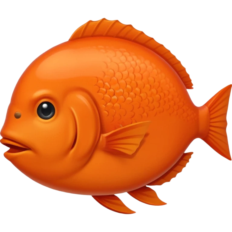 Poisson rouge simple emoji