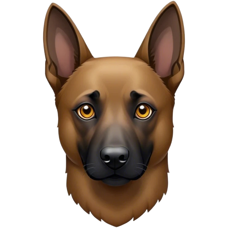 Malinois couleur fonce  emoji