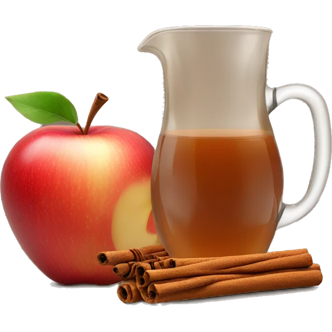 apple cider with cinnamon stick emoji