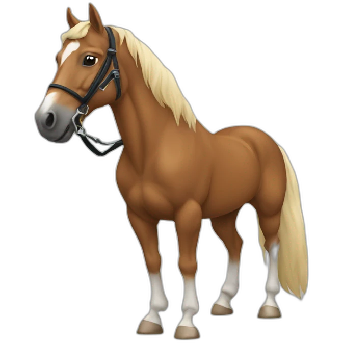 Horse BJJ fighter emoji