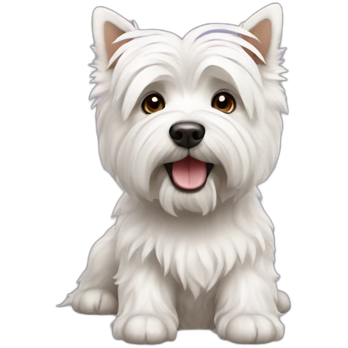 Dog-west highland terrier emoji