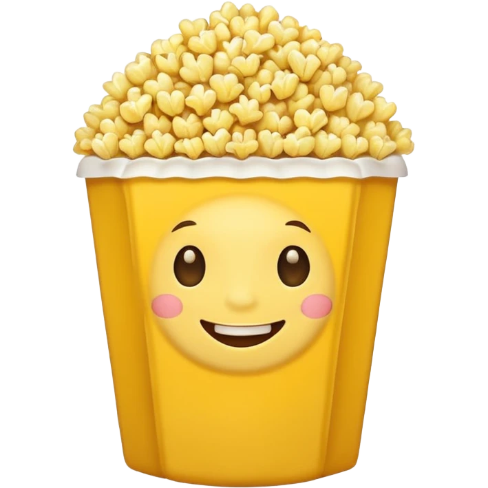 Popcorn with a body  emoji