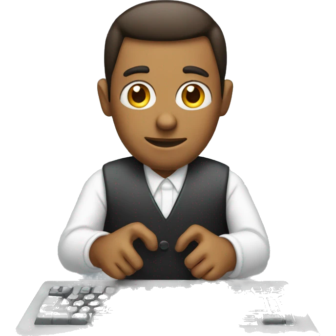 Typing on computer  emoji