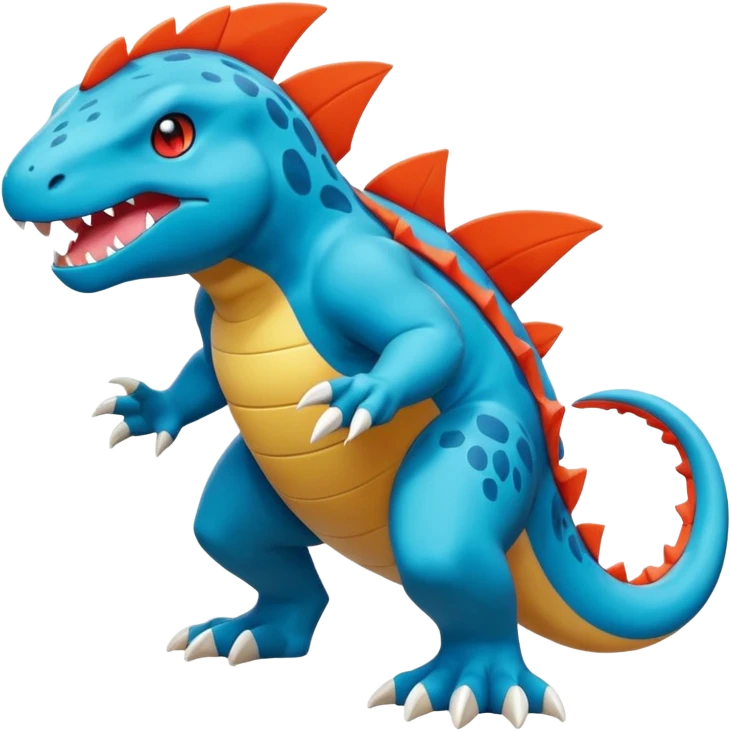 Crocalor-Miraidon-Koraidon-Coalossal-Pokémon, full body emoji