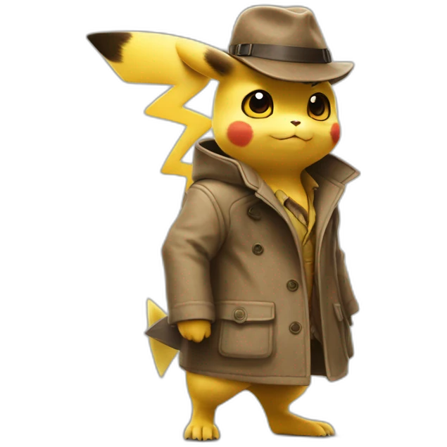 Detective Pikachu emoji