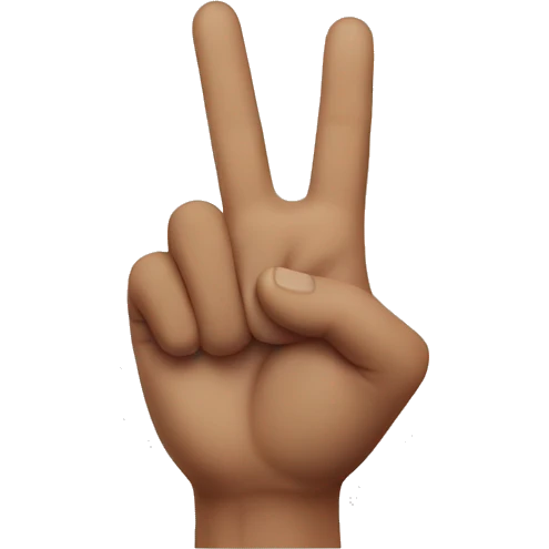 korean heart hand sign emoji