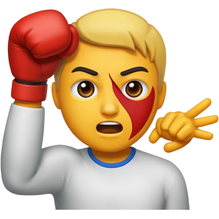 Getting Punched in the face emoji
