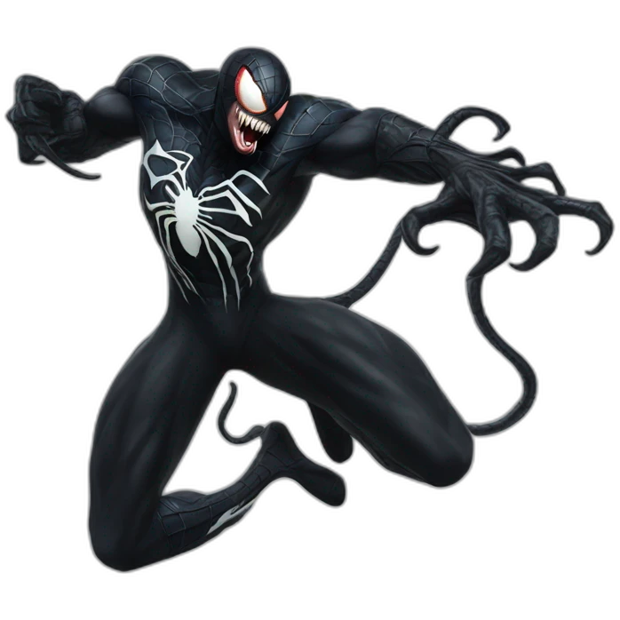 Venom from spider man emoji