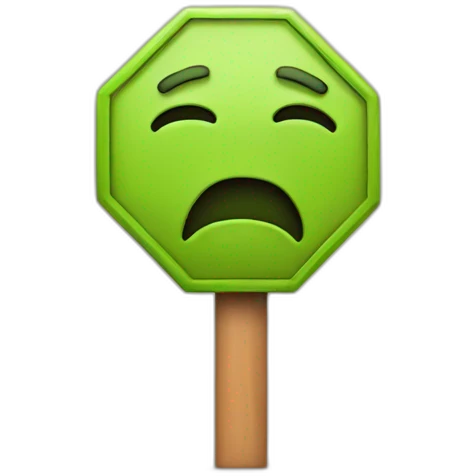 stop sign, covering ears emoji
