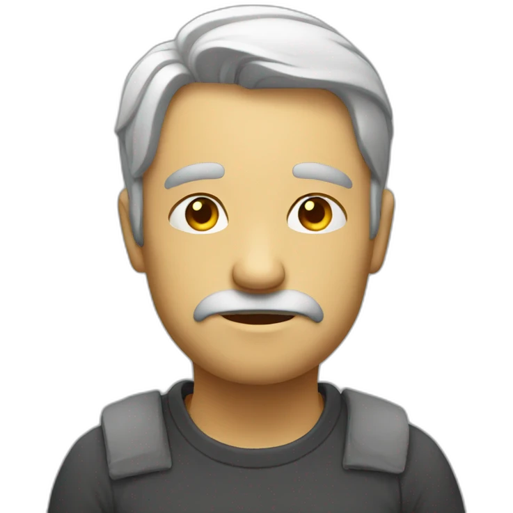 a thinking man emoji