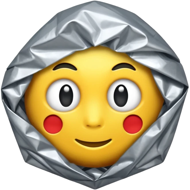 silver foil emoji