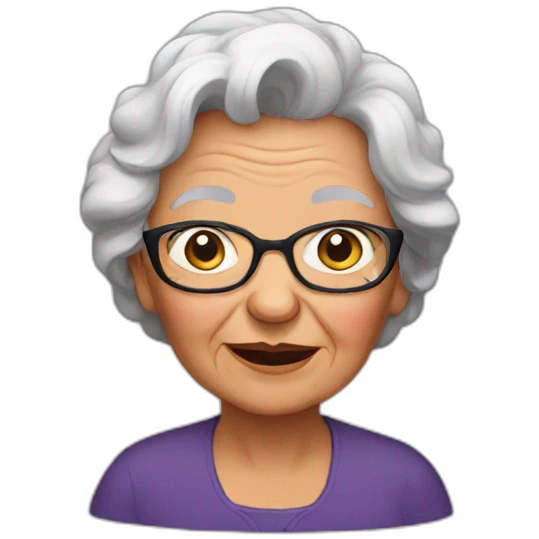 grandma emoji
