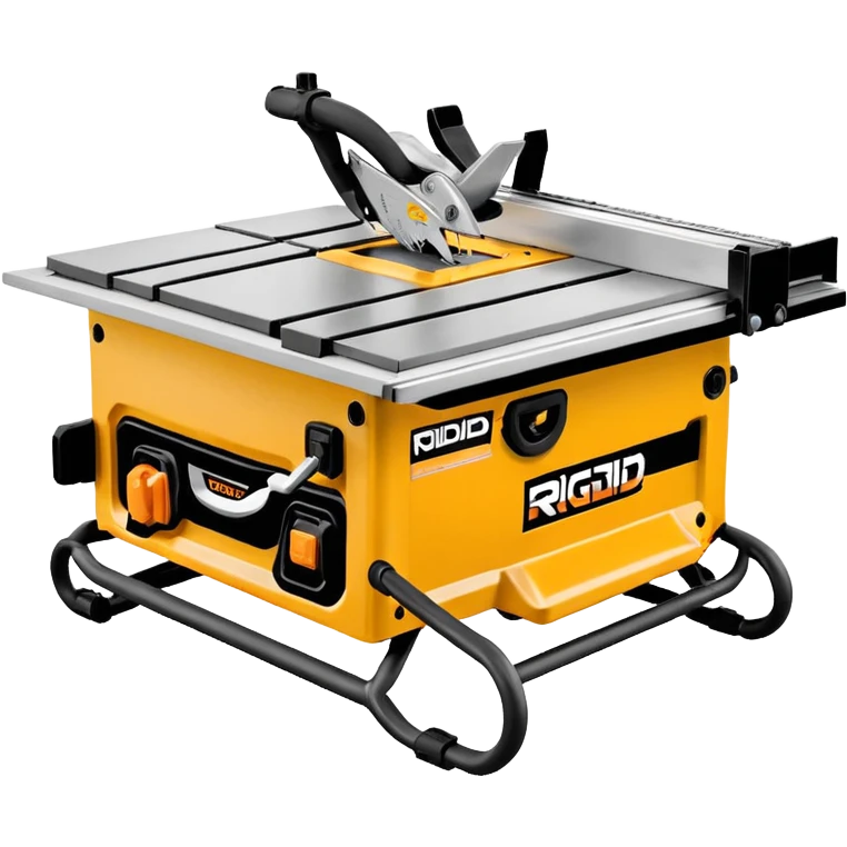 RIDGID 10″ Jobsite Table Saw, top view emoji