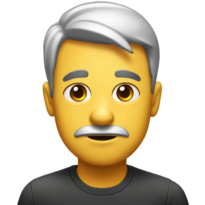 Emoji doing side eye emoji