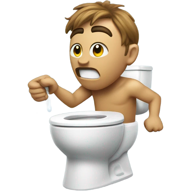 skibidi toilet fighting camera emoji
