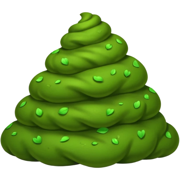 Green poop emoji