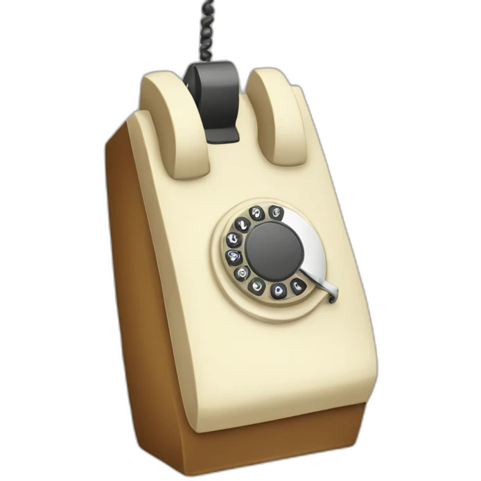 hanging on the telephone emoji
