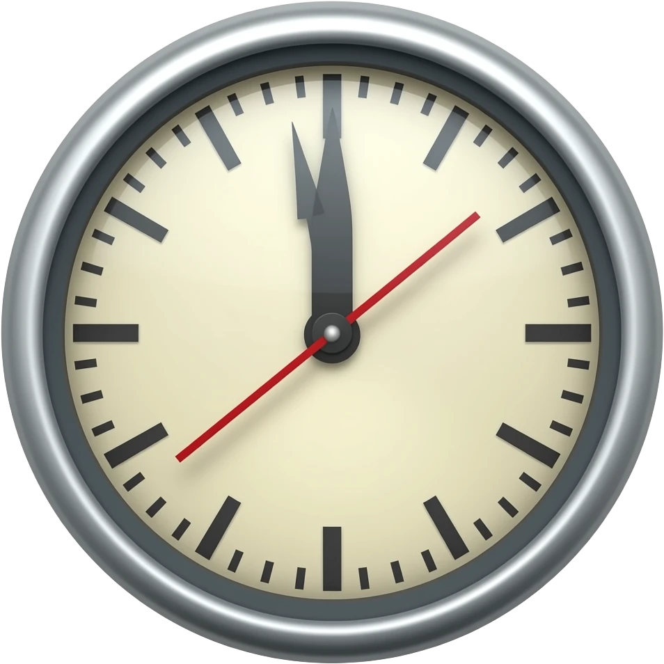 una maquina del tiempo con un reloj emoji