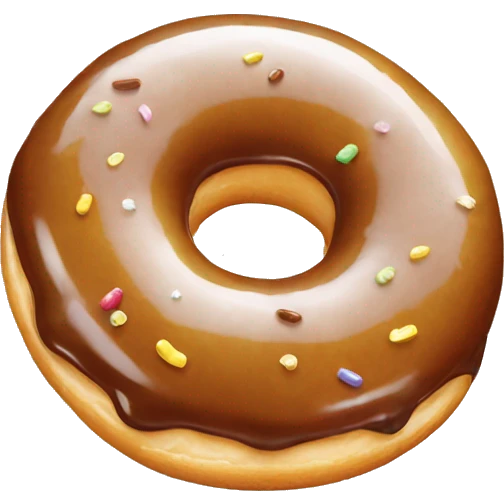 Glazed donut emoji
