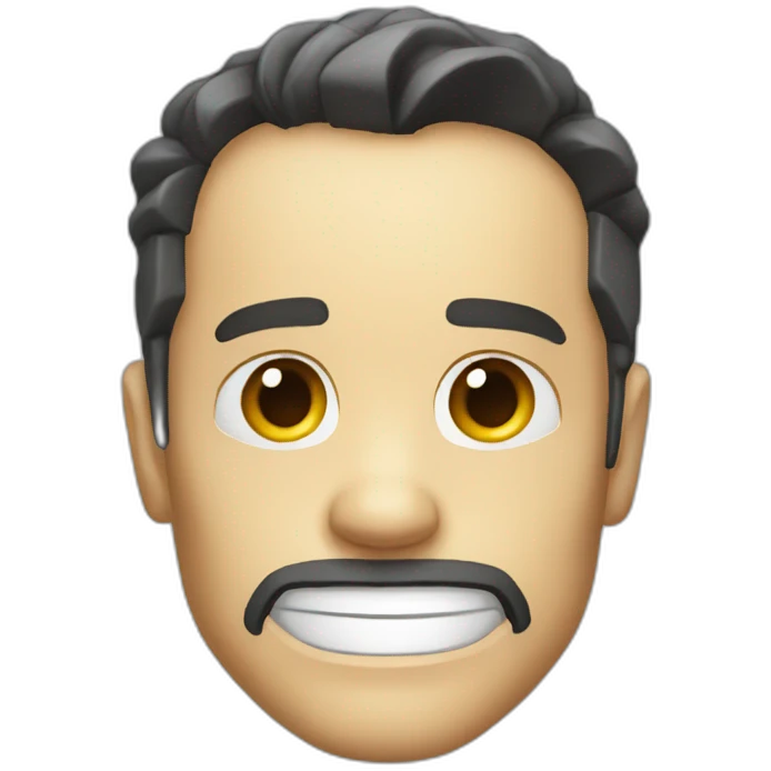 Iron man smile emoji