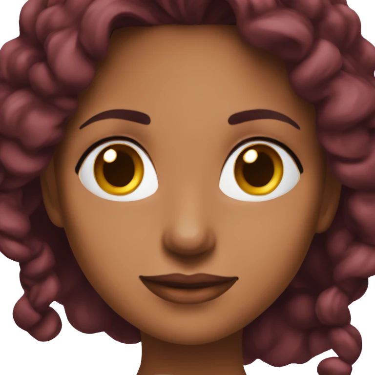 Beautiful woman wearing maroon maxi dress emoji