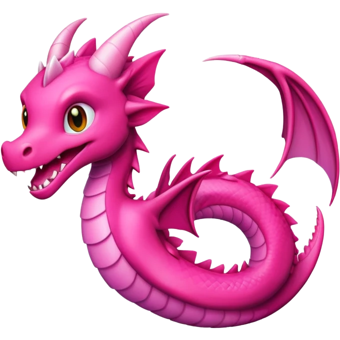 pink draco emoji