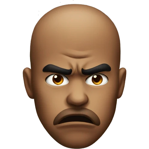 Angry kisses emoji