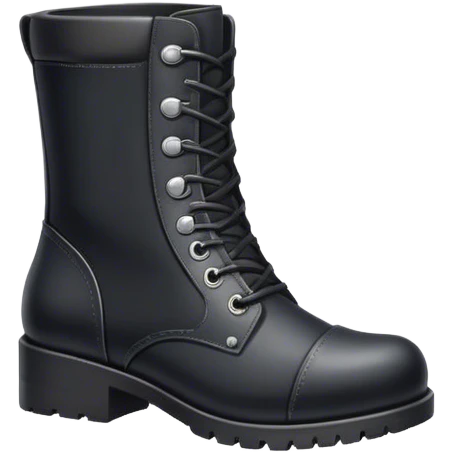 Boots black emoji