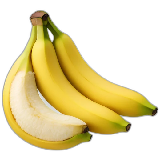 banana with two cocos emoji