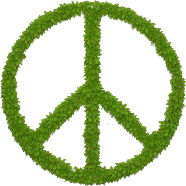 upside down peace sign emoji