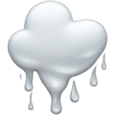 White sweat drops emoji