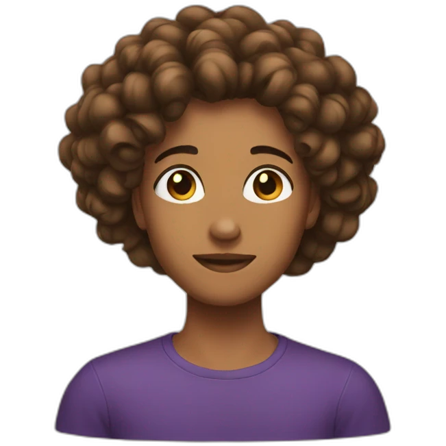 strong hair emoji