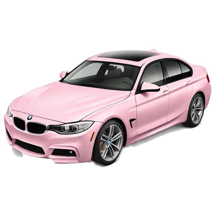 Pastel Pink BMW  emoji