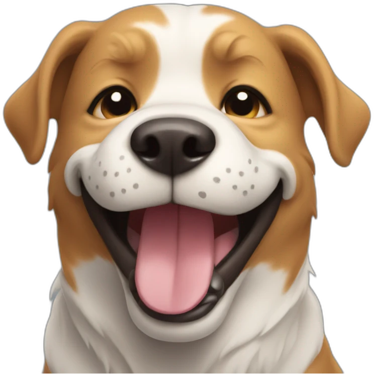 Dog smile  emoji
