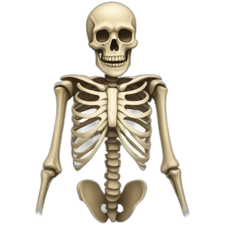 Skeleton thorax emoji