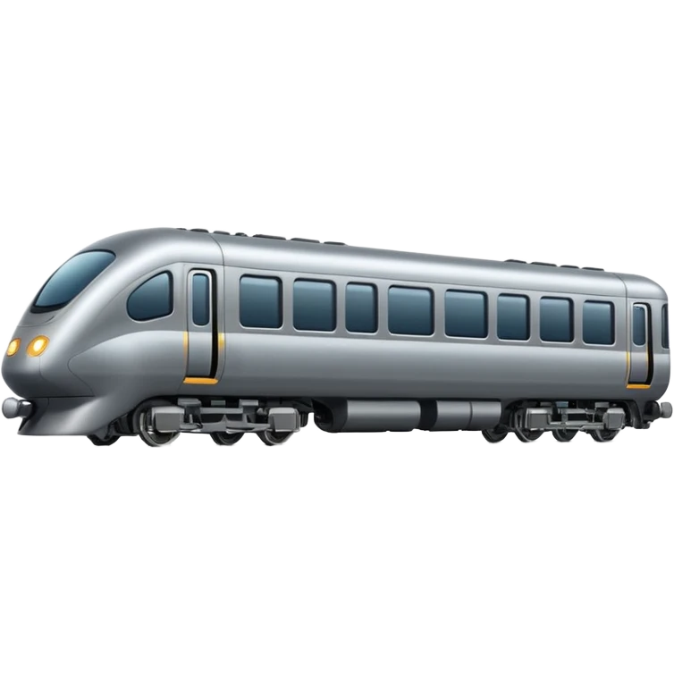 Modern train emoji