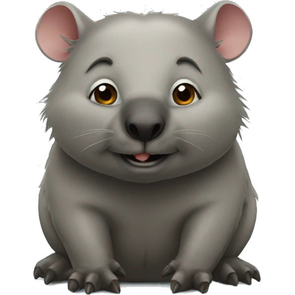 Wombat with the word WUDFA emoji