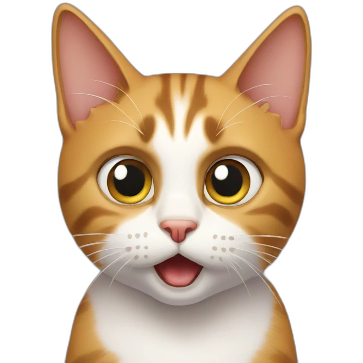 cat shocked emoji