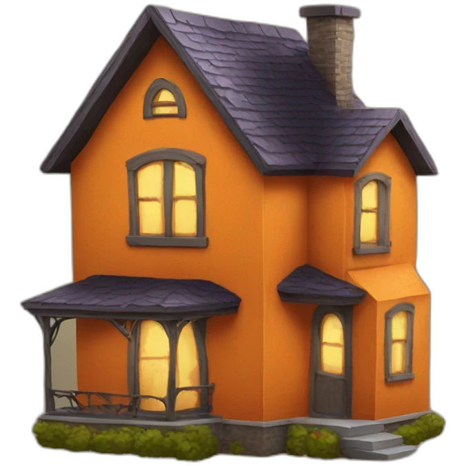 House Halloween  emoji