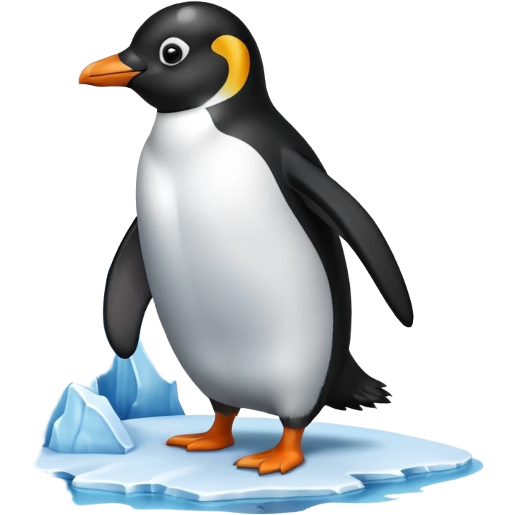 penguin on the iceberg emoji