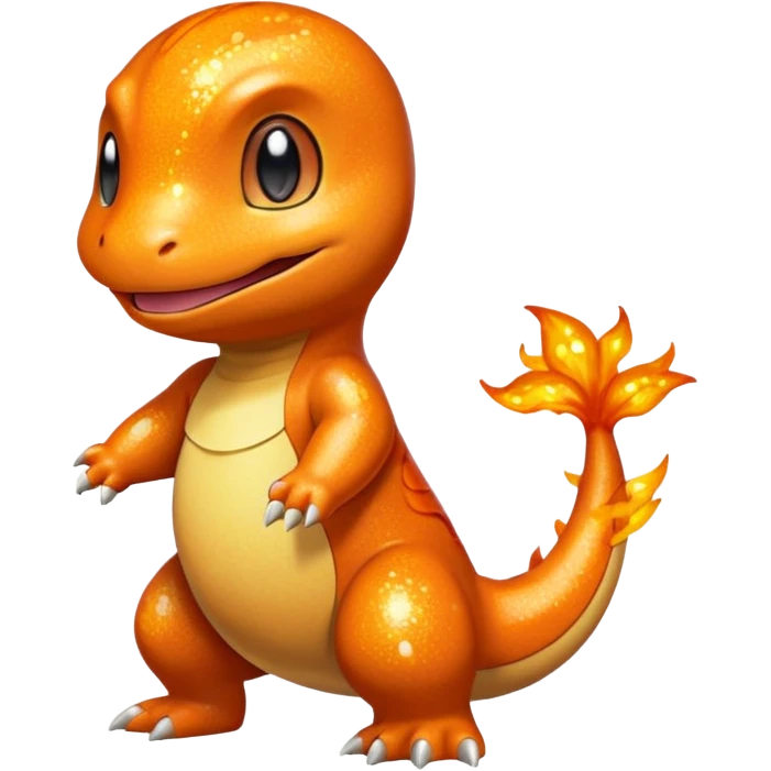 glitter pokemon charmander emoji