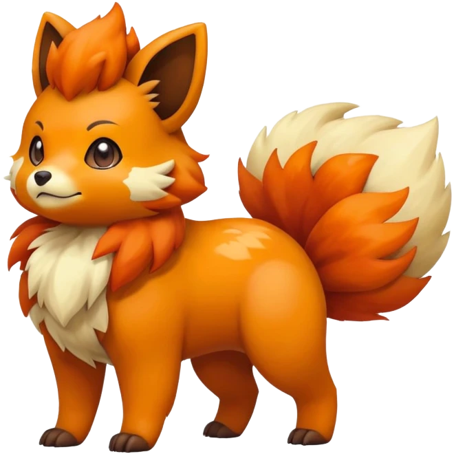 Vulpix-Growlithe-Fakémon-hybrid-creature (full body)  emoji